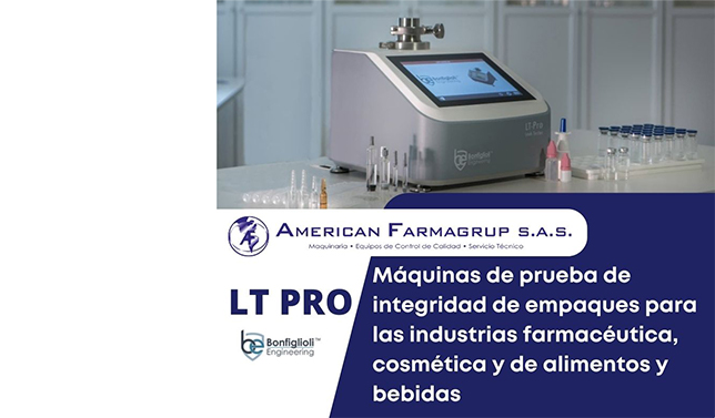 Máquinas de prueba de integridad de empaques para las industrias farmacéutica, cosmética y de alimentos y bebidas